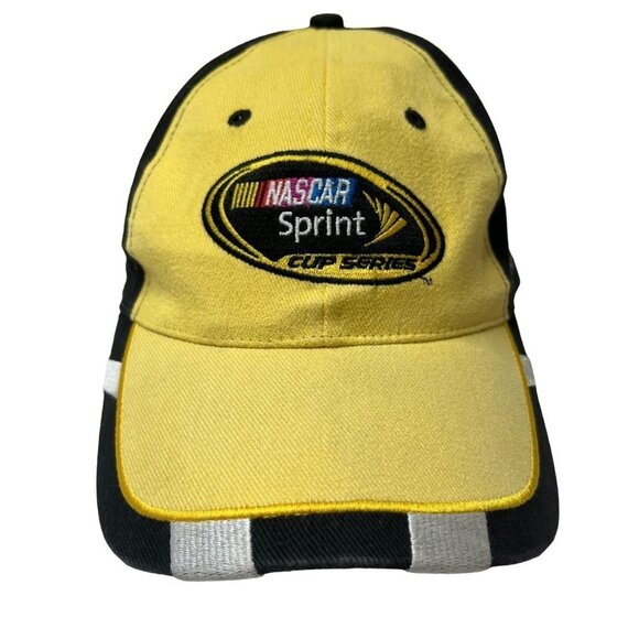 2009 Nascar Baseball Hat Cap Unisex Yellow Black Sprint Cup Series Colle… - Picture 2 of 6